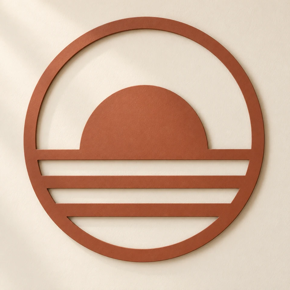 Sunrise Wall Art — Clay — تصوّر للتصميم